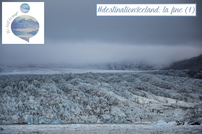 Fotografia scattata da the Half Hermit a Fjallsárlón, una delle lingue del ghiacciaio islandese Vatnajökull: la fine del viaggio arriva con il ritorno all'Islanda invernale.